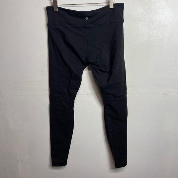 Lululemon Black Full Length Wonderunders - Picture 2 of 5